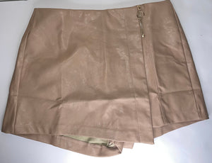 Court  Me Faux Leather Skorts (4 Colors)