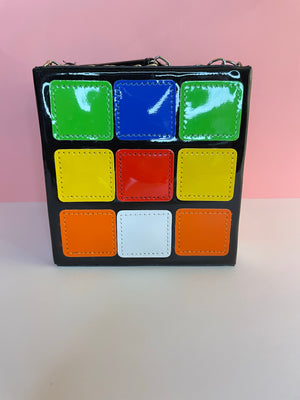 Rubik’s Cube Box Clutch