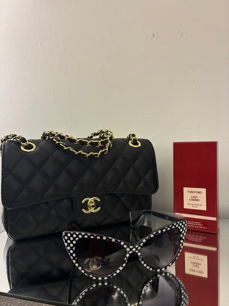 Midnight Muse Polka Dot Cat Eye Sunglasses