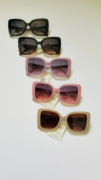 Luxury Oversized Square Sunglasses | UV400 Designer-Inspired Shades | J. Elise Boutique