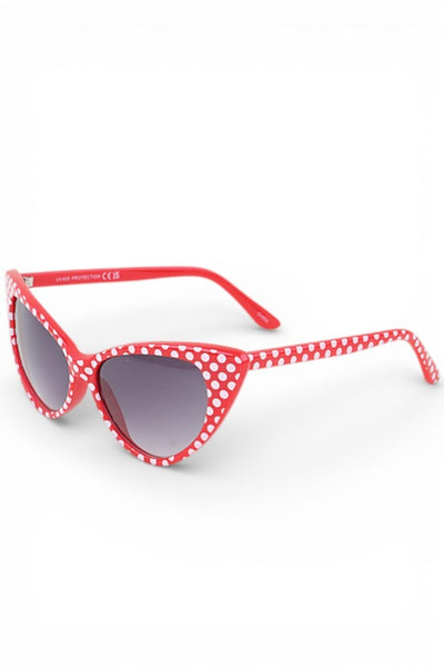 Cherry Pop Polka Dot Cat-Eye Sunglasses