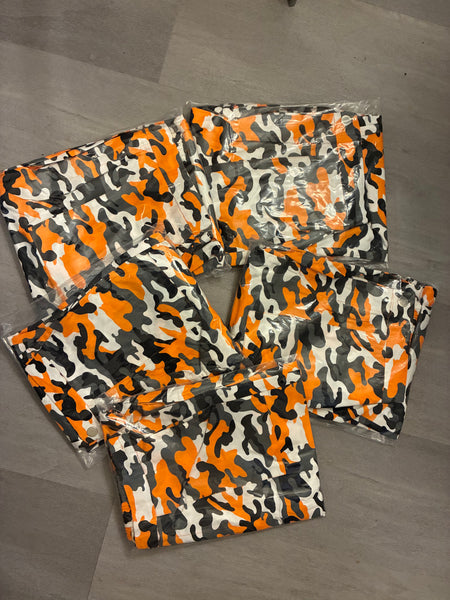 The Heat Check Orange Camo Jogger Pants