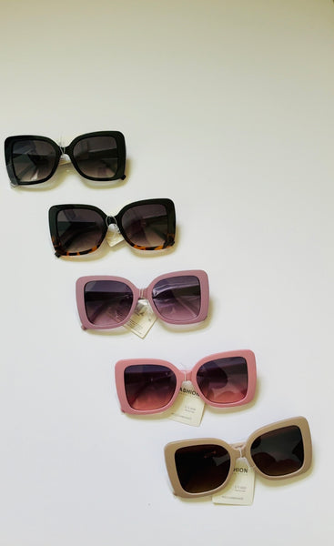 Luxury Oversized Square Sunglasses | UV400 Designer-Inspired Shades | J. Elise Boutique