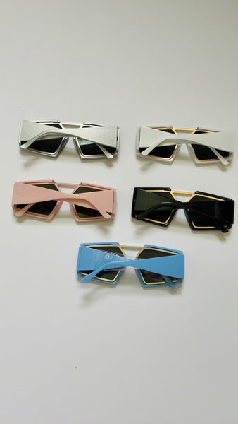Geometric Oversized Sunglasses | Designer-Inspired UV400 Shades | J. Elise Boutique