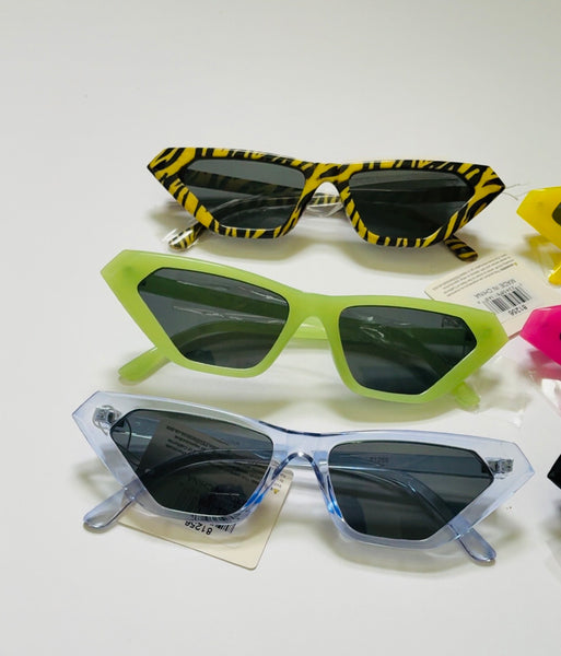 Vogue Sunnies UV 400 Protection Tinted Triangle Retro Cat Eye Sunglasses