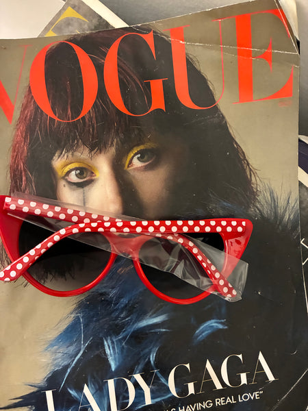 Cherry Pop Polka Dot Cat-Eye Sunglasses