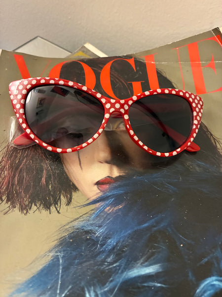 Cherry Pop Polka Dot Cat-Eye Sunglasses