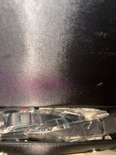 Part Of The Moment Black Rhinestone EmblemClutch Handbag