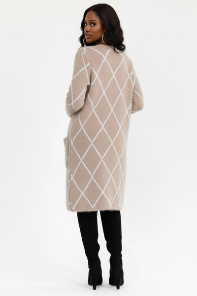 Pre-Order Signature Layering Cardigan – Taupe Ships 2/7/2026