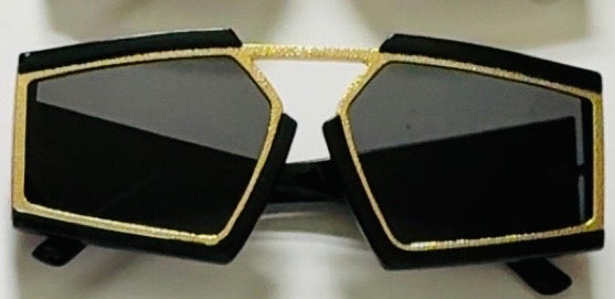 Geometric Oversized Sunglasses | Designer-Inspired UV400 Shades | J. Elise Boutique