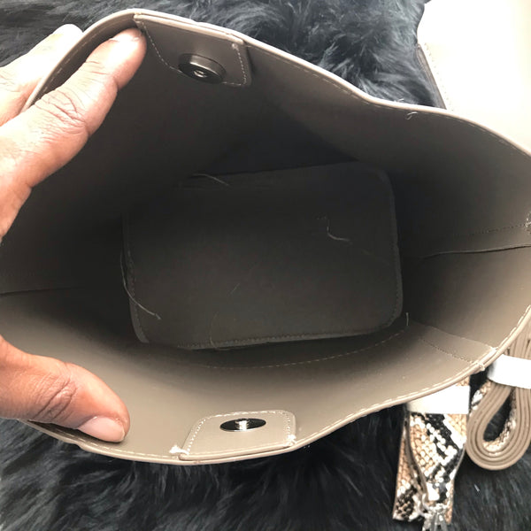 Viper Luxe Taupe Convertible Crossbody Set
