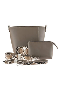 Viper Luxe Taupe Convertible Crossbody Set